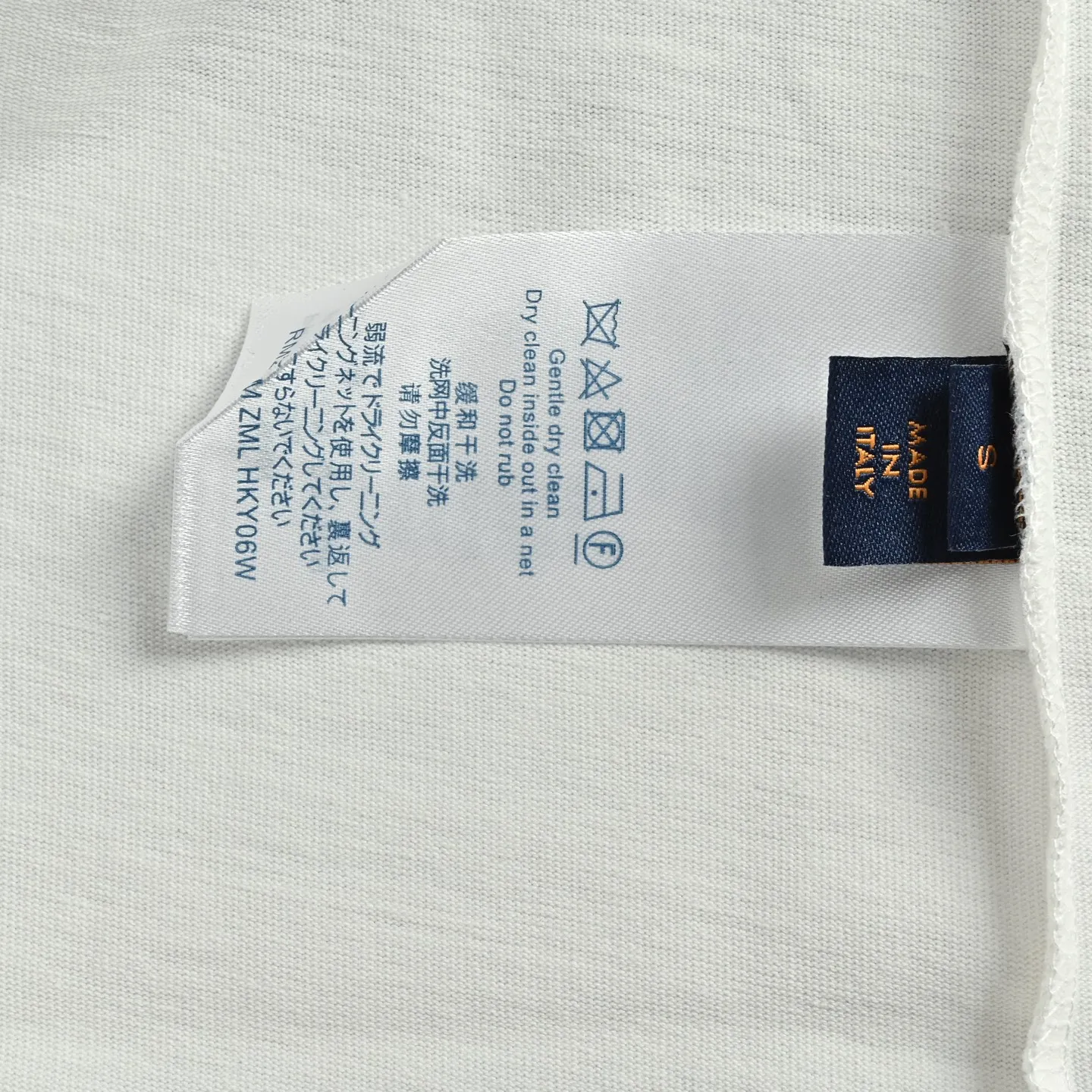 Louis Vuitton/Louis Vuitton gradient color thread sailboat and bird embroidery short sleeves
